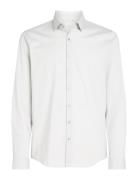 Calvin Klein Poplin Stretch Slim Shirt Vit