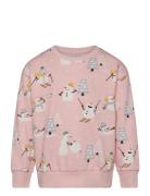 Lindex Sweater Snowman Story Rosa