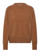 Davida Cashmere Brushed Boxy Turtleneck Orange