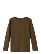 Name It Nmfnigella Ls Slim Top Brun