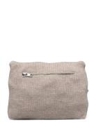 Davida Cashmere Cross Body Bag Beige