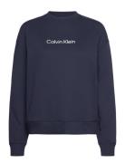 Calvin Klein Hero Logo Sweatshirt Marinblå