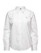 Tommy Hilfiger Cotton Stretch Regular Ls Shirt Vit