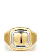 LUV AJ Dalia Two-T Ring- Gold Guld