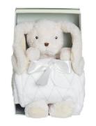 Teddykompaniet Svea With Blanket In Displaybox Kräm
