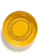 Serax Plate High Yellow-Dots Black Feast By Ottolenghi Set/2 Gul