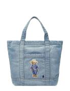 Polo Ralph Lauren Dnm Trvlr Bear-Pp Tote-Tte-Med Blå