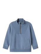 Lil'Atelier Nmmilondon Rio Ls Half Zip Sweat Lil Blå
