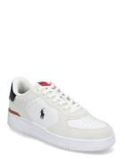Polo Ralph Lauren Masters Court Suede-Leather Sneaker Vit