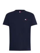 Tommy Jeans Tjm Reg Badge Tee Ext Blå