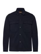 Mos Mosh Gallery Mmgmatteo Soft Overshirt Marinblå