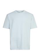 Lindbergh O-Neck Tee Over S/So-Neck Tee Over S/S Blå