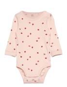 Lindex Body Ladybug Aop Rosa