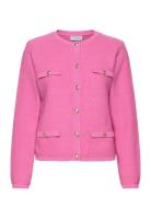 Lindex Jacket Juni Knitted Rosa
