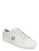 Fred Perry Baseline Leather Vit