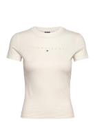 Tommy Jeans Tjw Slim Tonal Linear Tee Ext Kräm