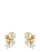 SNÖ Of Sweden Lise Irregular Ear G/Clear Guld