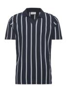 Lindbergh Stretch Polo Shirt S/S Marinblå