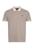 Lyle & Scott Half Tipped Polo Shirt Grå