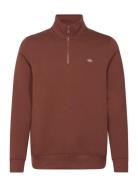 Dickies Oakport Quarter Zip Brun