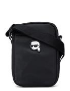 Karl Lagerfeld Ikon Nylon Ph Pouch Svart