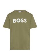 BOSS Short Sleeves Tee-Shirt Grön