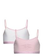 Ralph Lauren Kids 2T-2Pk Bralettes Rosa