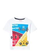 Boboli Knit T-Shirt Flame Vit