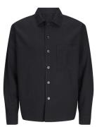 Jack & J S Jjeurban Edge Overshirt Ls Sn Svart