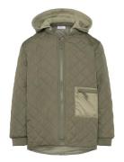 Lindex Jacket Padded W Hood Grön