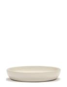 Serax Plate High White Pepper Black Feast By Ottolenghi Set/2 Vit