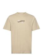 WOOD WOOD Bobby Flowers T-Shirt Gots Beige