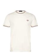 Fred Perry Twin Tipped T-Shirt Vit