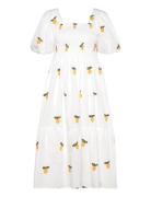 A-View Cheri Fruit Dress Vit