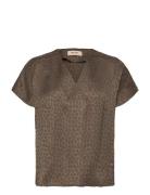 MOS MOSH Mmmargie Pais Blouse Khaki Green