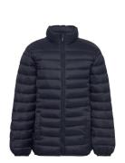 Mango Quilted Jacket Marinblå