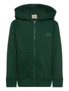 Mads Nørgaard Standard Hudini Zip Sweatshirt Grön