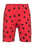 Mini Rodini Dots Aop Bike Shorts Röd