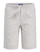 Jack & J S Jpstjaiden Jjsummer Linen Blend Sh Jnr Kräm