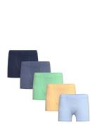 Lindex Boxer 5 Pack Hidden Elastic So Blå