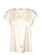 Rosemunde Rwjade Ss Regular Blouse Kräm