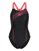 Speedo Womens Medley Logo 1 Piece Svart