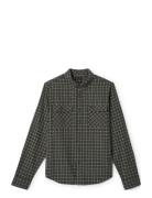 Brixton Bowery Lw Ultra Flannel Khaki Green