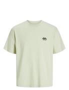 Jack & J S Jorparos Abstract Tee Ss Crew Neck Grön