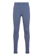 Lindex Leggings Basic Sj Solid Blå