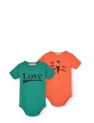 THE ANIMALS OBSERVATORY Pack Chimpanzee Baby Body Green Multi/patterne...