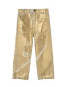 THE ANIMALS OBSERVATORY Shiny Condor Kid Pants Gold Guld