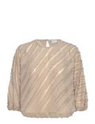 Dante6 Dante6-Giana Balloon Sleeve Top Beige