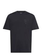 Lyle & Scott Panelled Neoprene T-Shirt Svart