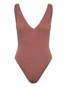 Seafolly Seadive Deep V Neck Piece Brun